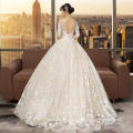 2020 newest style winter lace long sleeve floor length bridal wedding dress